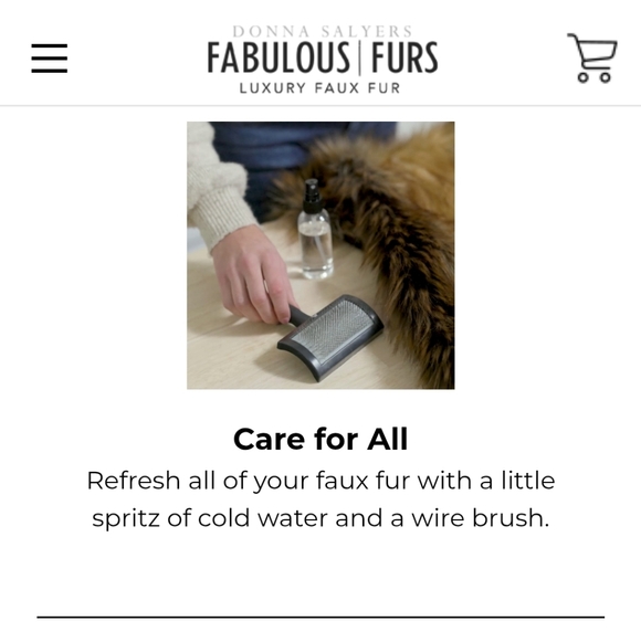 Donna Salyers' Fabulous Furs Faux Fur Jacket w Zipper, Elasticized Cuffs, Bottom - Picture 15 of 16